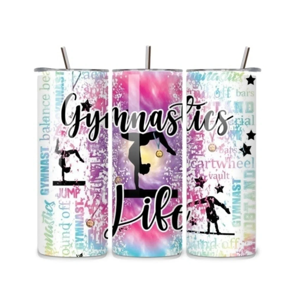Gymnastics Life 20oz Stainless Steel Tumbler